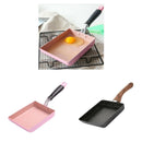 Aluminum Non-Stick Kitchen Fry Pan Tamagoyaki Cookware Rectangular
