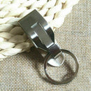 Stainless Steel Keychain Quick Release Belt Holder Hanger Clip Key Ring G3R P9E5
