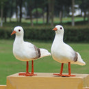 Artificial Feathered Seagull Birds for Wedding Decoration Home Garden Party
