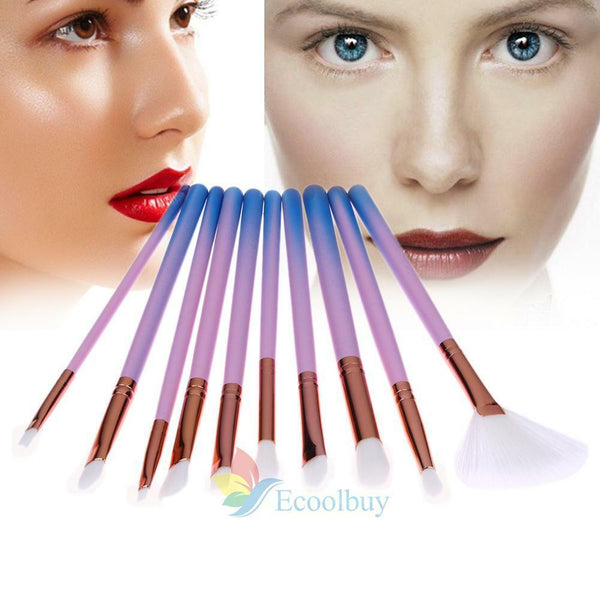 15 Pcs Pro Makeup Brushes Set Kit Cosmetic Powder Foundation Eyeshadow Lip Brush