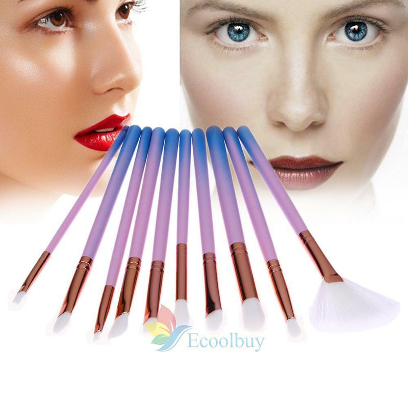 15 Pcs Pro Makeup Brushes Set Kit Cosmetic Powder Foundation Eyeshadow Lip Brush