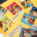 1 box retro poster Stickers Diary Decor Diy Scrapbooking Stationery StickME