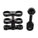 Underwater Ball Clamp Easy Releasing Mounting and Moving Around Clamp for Scuba