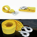 3T Withstand Tension Heavy Duty Recovery Tow Strap with Hooks Car Emergency Y6Y7