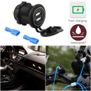 Waterproof LED 4.2A USB Charger for 12-24V Car Boat Power Socket w/ Touch Switch