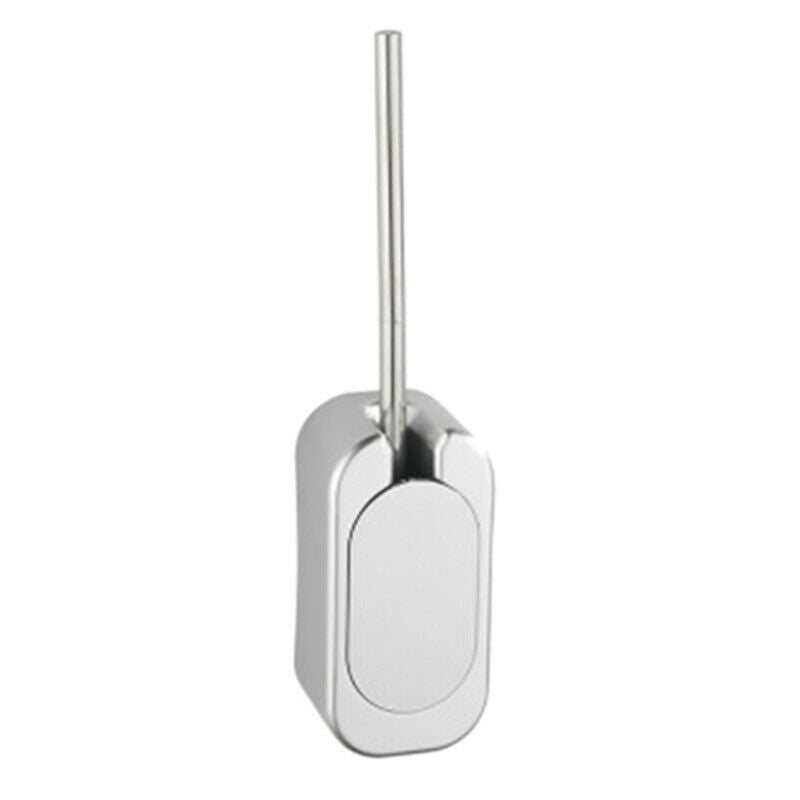 Wall-Mounted Toilet Brush Set Vented Stainless Steel Bathroom Bowl Cleaner G2R6