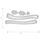 Christmas Flower Shape Metal Cutting Dies Embossing Stencil for DIY Craft