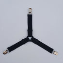 Bed Sheet Fasteners, Elastic Suspenders Gripper Holder Straps Clip for Bed