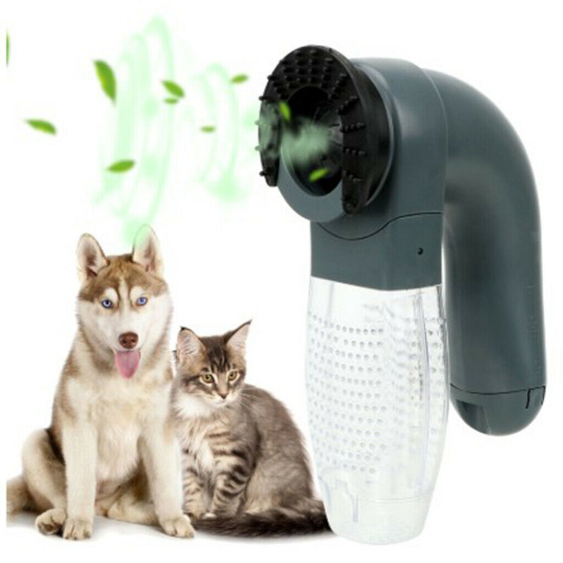 Cordless Electric Fur Remover Pet Hair Suction Device Soft Rubber Head