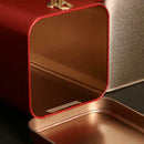 Metal Tea Cans High-Grade Lock Tinplate Coffee Candy Storage Box Tin Can Re