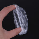 100pcs Disposable Plastic Waterproof Ear Protector Cover Dye Shield ProtectioJ!j