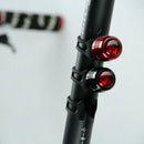 Bicycle LED USB Charging Rear Tail Warning Safety Light Lamp red Light red