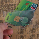 1pcs 3x Magnifier Glass Credit Card Size Portable Mini Magnifying High Quality