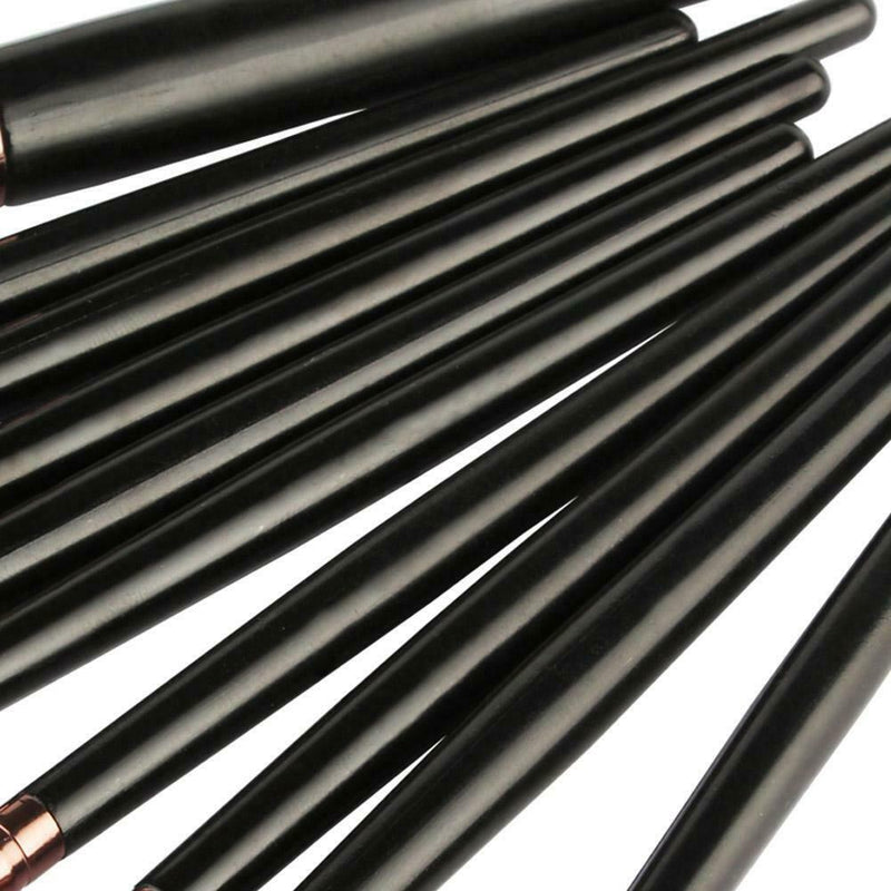 10pcs Makeup Brushes Set Eye Shadow Eyebrow Foundation Beauty Tools(Coffee)