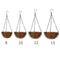4pcs Hanging Flower Basket Round Flower