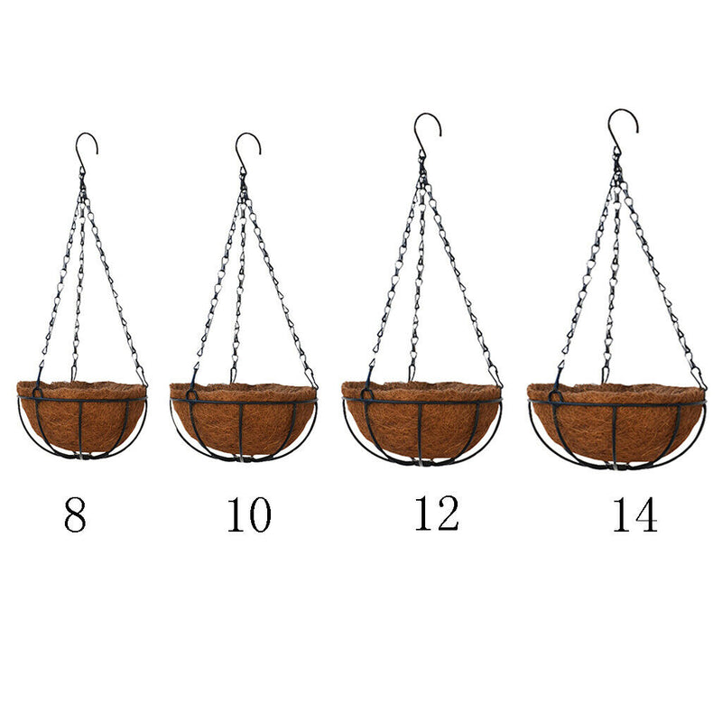 4pcs Hanging Flower Basket Round Flower