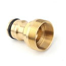 23mm Hose Quick Connector Brass Threaded Garden Water Connector Tube Fitting Hn