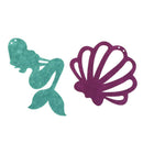 Mermaid Themed Happy Birthday Banner For Girl's Summer Birthday Party Decorat BX