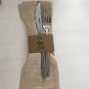 7Pcs Cotton Linen Cloth Table Napkin Polyester Handkerchief Cloth Tea Towel J4X1