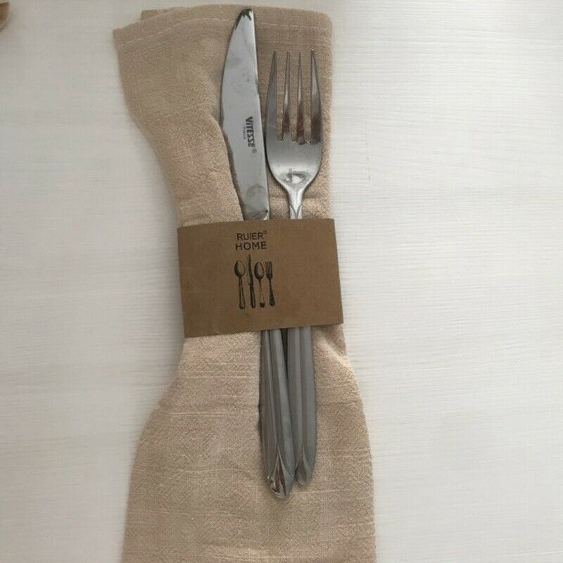 7Pcs Cotton Linen Cloth Table Napkin Polyester Handkerchief Cloth Tea Towel J4X1