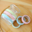 5 rolls colorful cute tape adhesive sticky paper masking tape crafts deBX