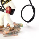 Underwater Animation Landscape Treasure Hunt Diver Pneumatic Decor (White)