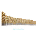 99PCS HSS Twist Drill Bit Set Titanium Coated Home Metal Drilling Tool 1.5-10mm
