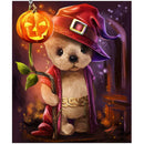 Halloween Pumpkin Dog 5D Full Drill Diamond Painting DIY Craft Needlework
