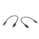 2Pcs USB C Type C To Micro USB Charging Data Transfer