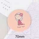 1x Lady Girl Cute Mini Makeup Cosmetic Portable Pocket Mirror Random Color Z