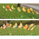 24 Pieces Garden Yard Planter Butterfly Stakes Green Yellow