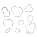 Sheep Silicone Stamp+Metal Cutting Dies Stencil Scrapbook Album Decor Craft
