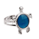 Fashion Chic 1PC Mood Ring Changing Color Turtle Adjustable  Temperature Ring LJ