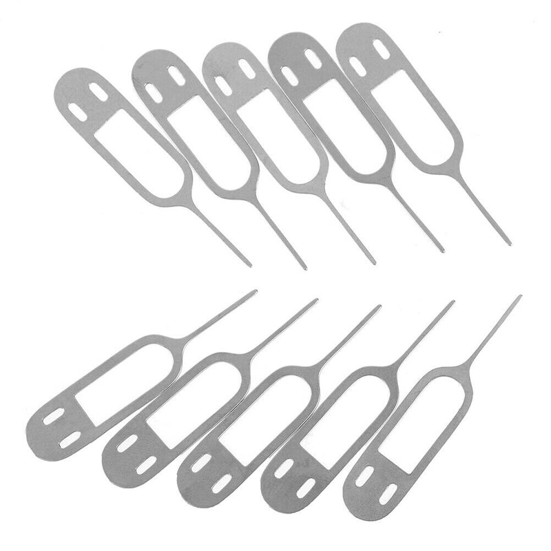 10 Pcs lovely stainless steel needle sim card tray removal eject pin key toM&