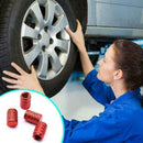 4X Auto Car Tire Tyre Red Wheel Air Port Dust Cover Ventil Rim Valve Stem C G9U2