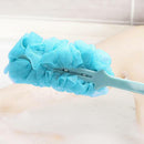 New.Shower Scrubber Loofah Sponge Bath Body Back Brush with Long