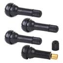 8pcs Auto Car TR414 Brass Snap In Tire Type Valves Rubber Wheel Stem W Dust Cap