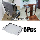 5x Barber Beauty Salon Chair Back Cover Spa Plastic Waterproof Cover 48x43cm