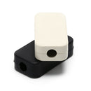 Small plastic housing power terminal box screw-free self-locking shell black ^