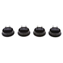 4pcs Round Recessed Sub Speaker Box Terminal Binding Post Round Spring Clip