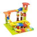 Funny DIY Creative Slide Track Assembled Large Particles Building Blocks