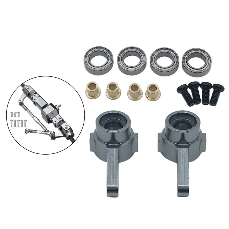 2x RC Alloy Front Axle Steering Cup for WPL MN D90 D91 MN99S Crawler Trucks