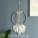 Hand-woven Tapestry Bohemian Lace Dream Catcher Tassel Wall Hanging MacrameBX