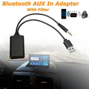 Car Wireless Bluetooth Module Music Adapter Auxiliary Receiver Aux Audio Us D9P3
