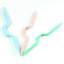 5Sets Of 3 Mix Colors Plastic Cable needle Knitting Holders Needles New 10. L5W1