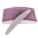 50Pcs/Lot 100/180 Grit Nail Sanding File Buffing Polish Block Half Moon Nai O2Y1