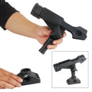 Durable ABS Rod Holder Boat Yacht 360 Degree Pole Rest Rack Bracket Accessories