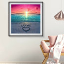 5D DIY Full Drill Diamond Painting Heart Cross Stitch Embroidery (JH206)