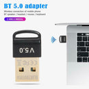 Wireless USB Bluetooth 5.0 Adapter Music Sound Receiver Transmitter for PC