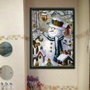 5D Diy Diamond Painting Cross Stitch Christmas snowman 5D Diamond Decor Dia